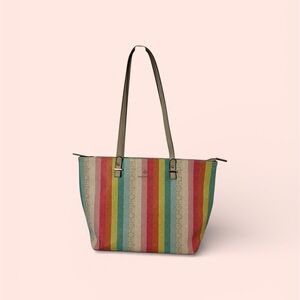 Nanette Lepore Multicolor Striped Tote